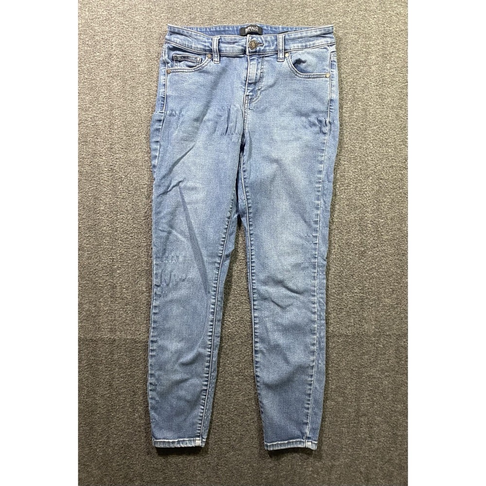 Buffalo David Bitton Aubrey Jeans Womens 4/27 Blue Mid Rise Soft Ankle Grazer